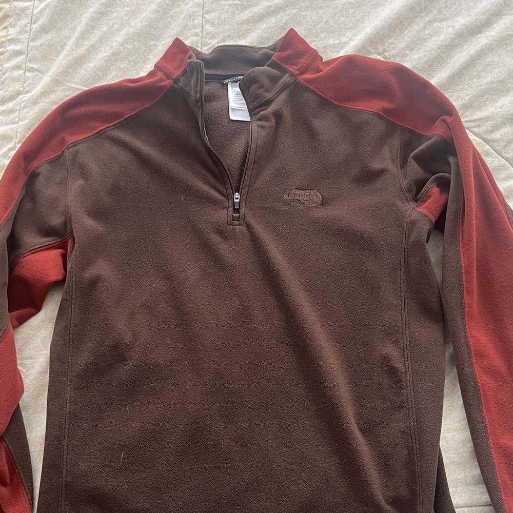 The North Face TKA 100 Quarter Zip Fleece Men's Sz Small